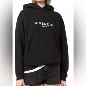 Givenchy Distressed Sweatshirt Hoodie with Logo